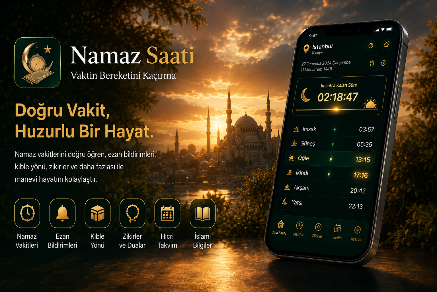 Namaz Saati Özellik 1