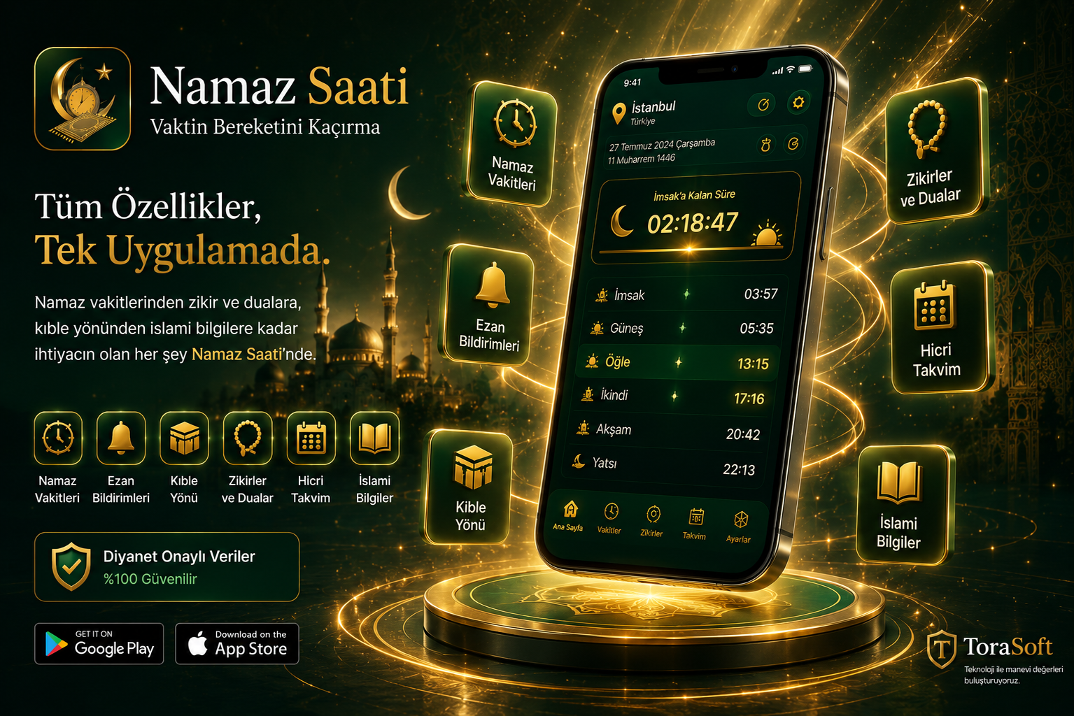 Namaz Saati Özellik 3